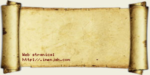 Jelisaveta Pljakić vizit kartica